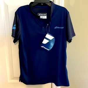 Babolat tennis tshirt two toned blues